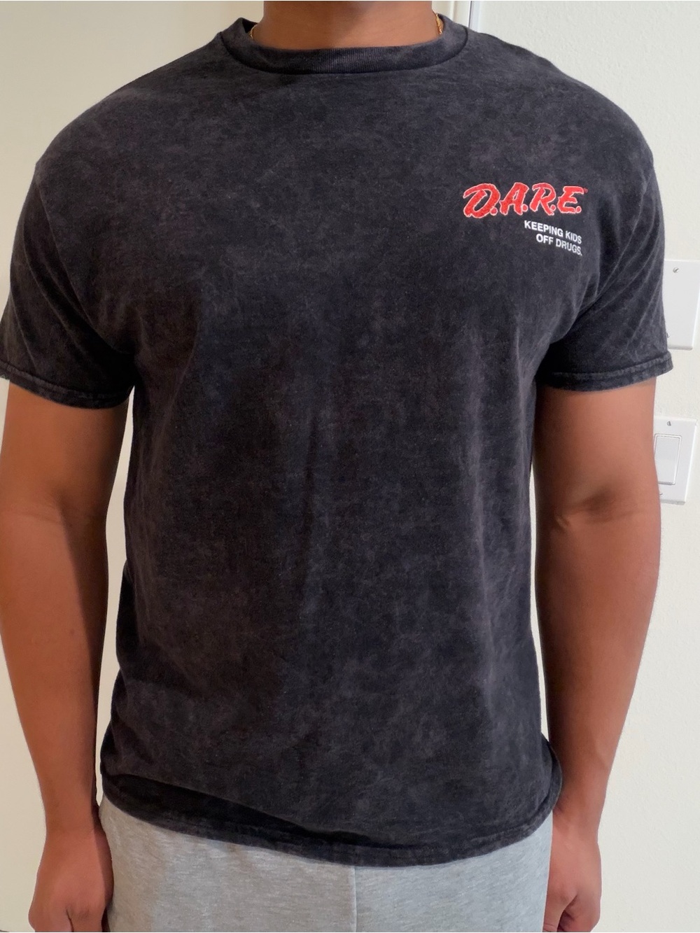 D.A.R.E. Short Sleeve Tee - Vintage Wash Gray - Picture 5 of 6